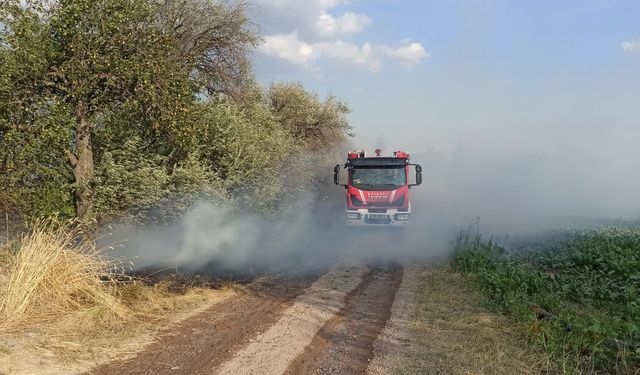 Kahramankazan'da Arazi Yangınları Korkuttu: Hobi Bahçelerine Sıçramadan Söndürüldü
