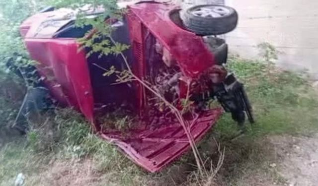Beypazarı’nda Kontrolden Çıkan Otomobil Köprüden Düştü