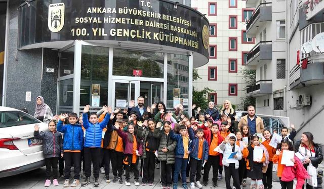Ankara'da İlkokul Öğrencileri Kütüphaneyle Buluşuyor: “Genç Zihinler” Projesi Sürüyor