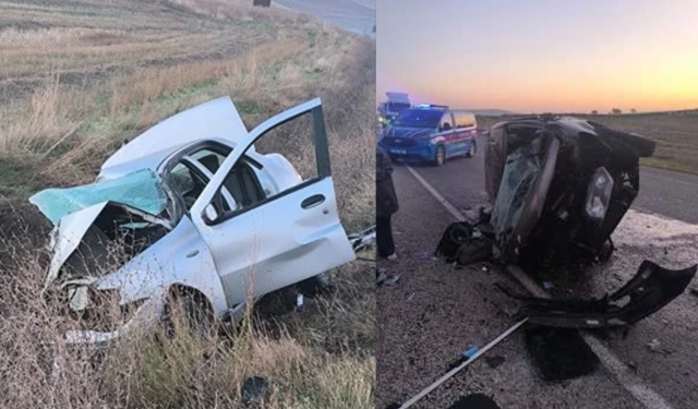 Polatlı'da İki Otomobil Çarpıştı: 3 Ölü, 5 Yaralı