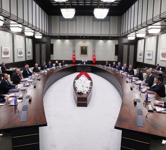Cumhurbaşkanlığı Kabinesi Beştepe'de Bir Araya Geldi