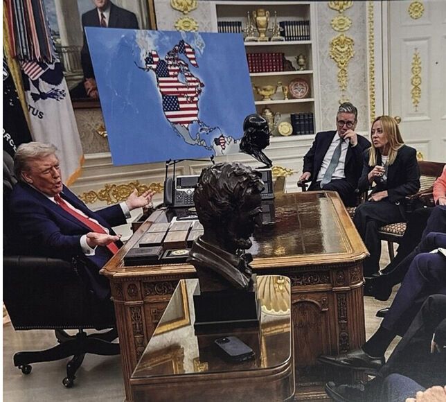 Trump Rahat Durmuyor, ABD’nin Genişlemiş Haritasını Paylaştı