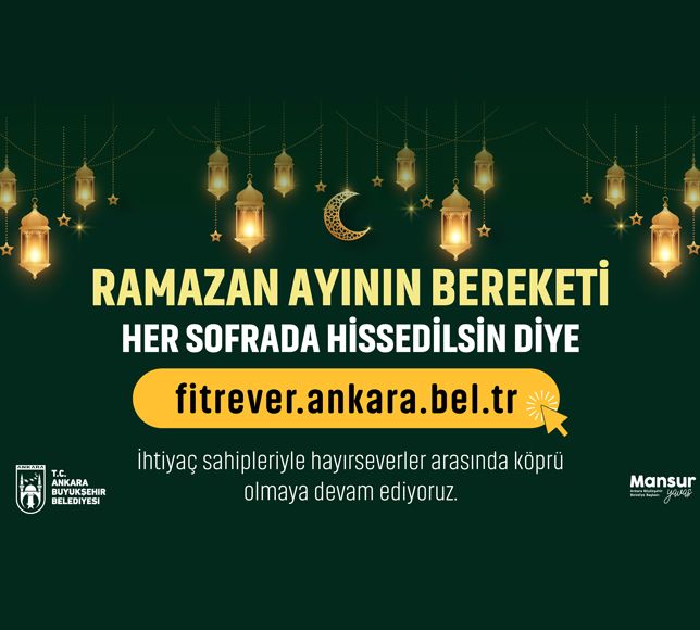Ankara’da “Fitre Ver”, “Koli Ver” ve “Su Ver” Kampanyaları 2,5 Milyon Lirayı Aştı