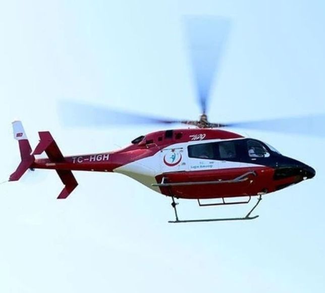 Kalp Hastası Kadın Ambulans Helikopterle Ankara’ya Sevk Edildi
