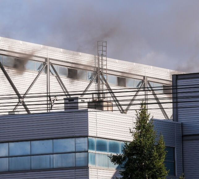 Ankara'da Basım Merkezinde Korkutan Yangın!