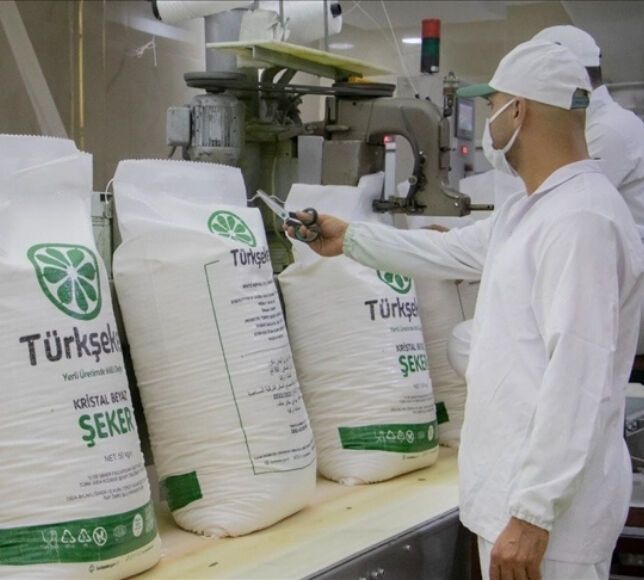 Türkiye Şeker Fabrikaları 936 Bin Ton Kristal Şeker Üretti