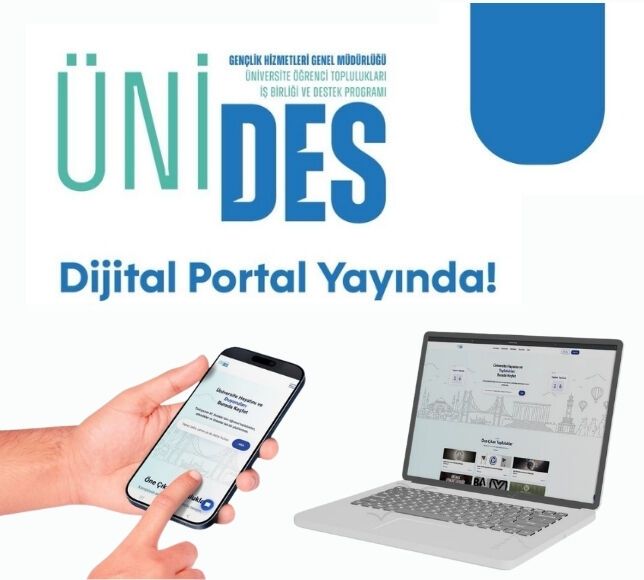 ÜNİDES Dijital Portal Yayında! Öğrenci Toplulukları Birleşiyor