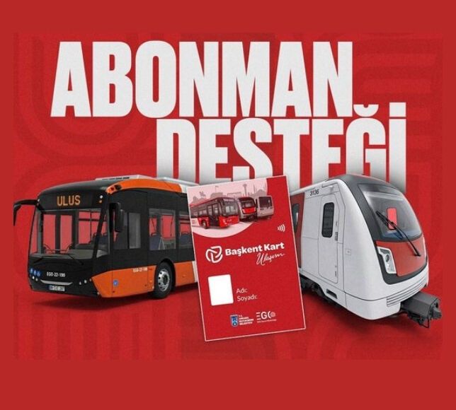 Ankara’da 36 Bin Öğrenciye Ücretsiz Ulaşım Desteği