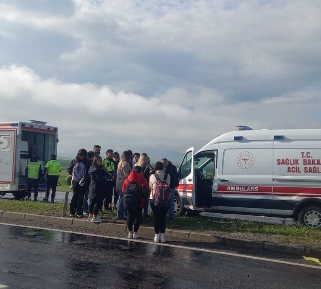 Aksaray-Nevşehir Yolunda Tur Otobüsü Kazası: 16 Kişi Yaralandı
