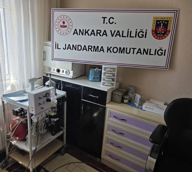 Ankara Kahramankazan’da Sahte Dişçi Gözaltına Alındı