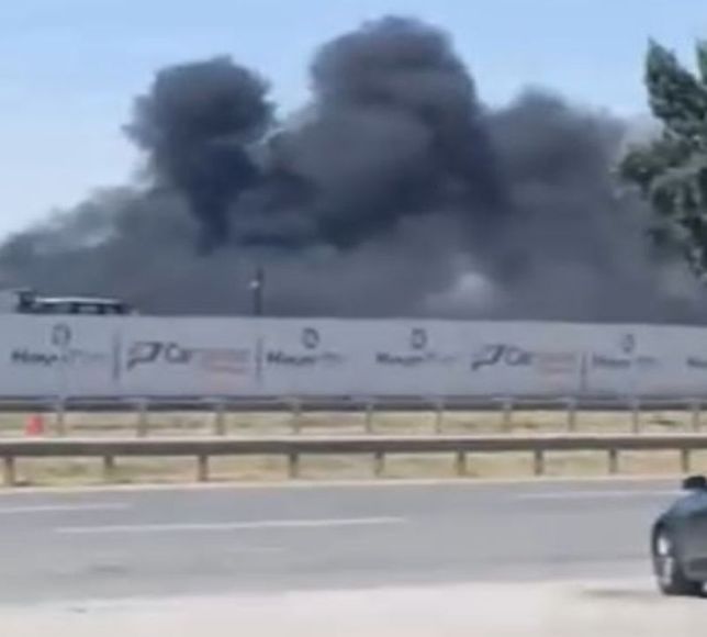 Ankara’nın Gölbaşı İlçesindeki Alçı Fabrikasında Yangın Çıktı