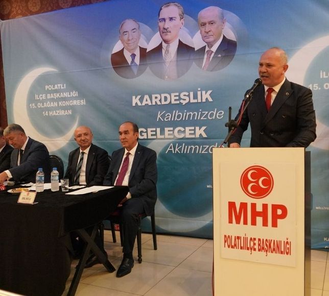 Mehmet Aşçı, MHP Polatlı İlçe Başkanlığına Yeniden Seçildi