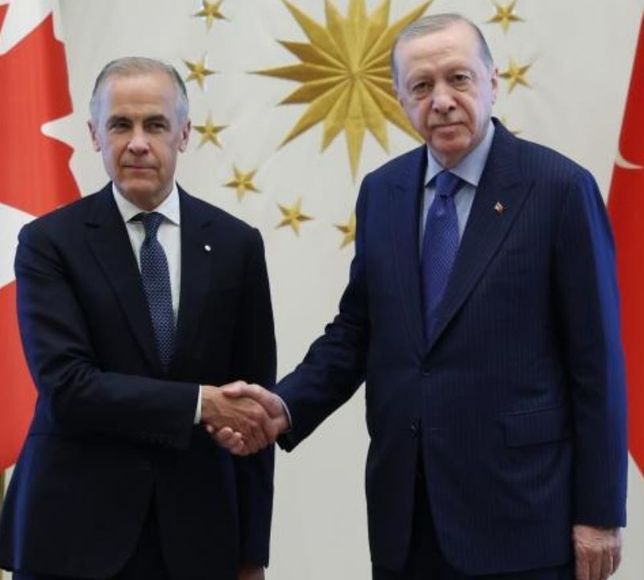 Erdoğan ve Kanada Başbakanı Carney Külliye’de Bir Araya Geldi