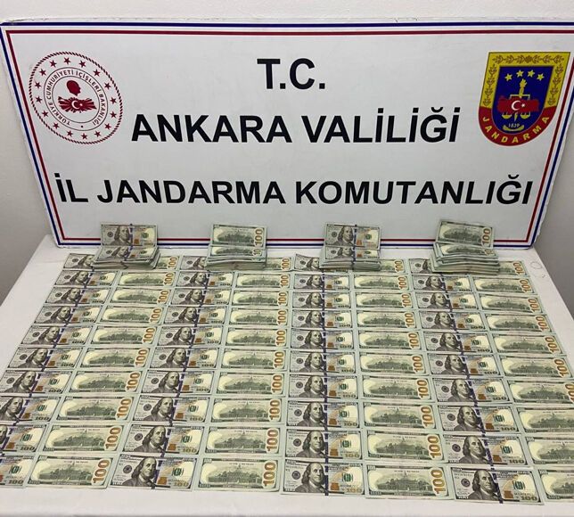 Ankara’da Jandarmadan Sahte Dolar Operasyonu: Mamak’ta 2 Gözaltı