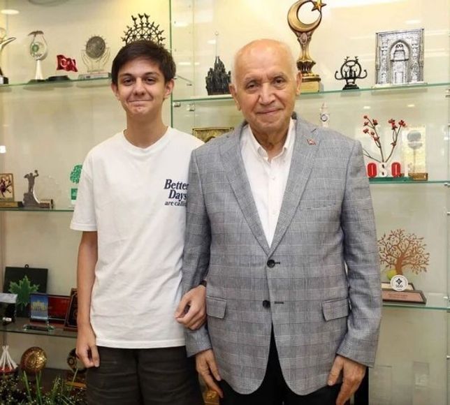 LGS Türkiye Birincisi Levent Kadıoğlu'ndan Fethi Yaşar'a Ziyaret