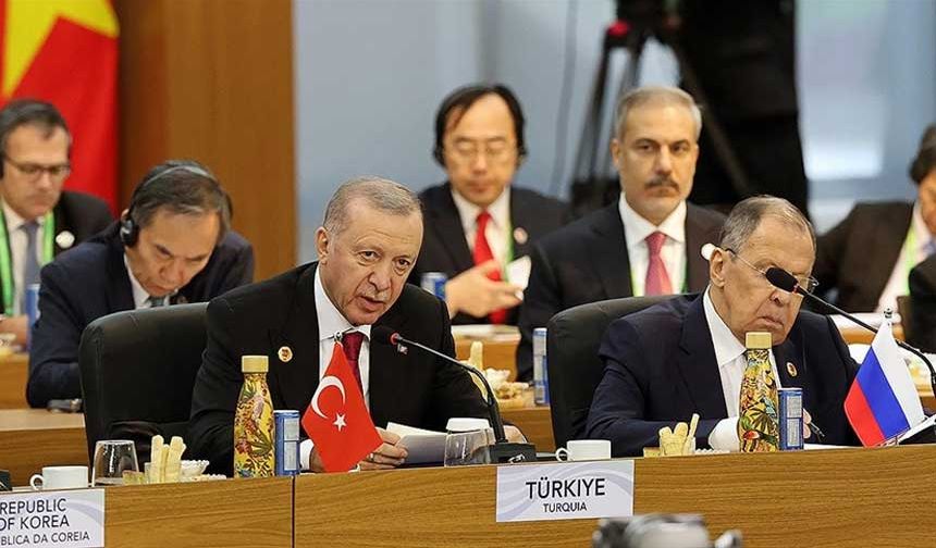 Cumhurbaşkanı Erdoğan’dan G20 Liderler Zirvesi’nde Gazze Çıkışı