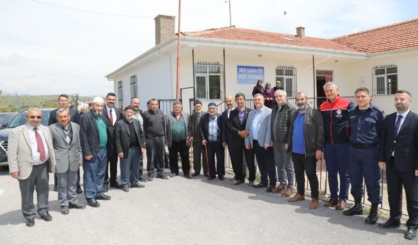 Çubuk Kaymakamı ve Belediye Başkanı Vatandaşlarla Bir Araya Geldi