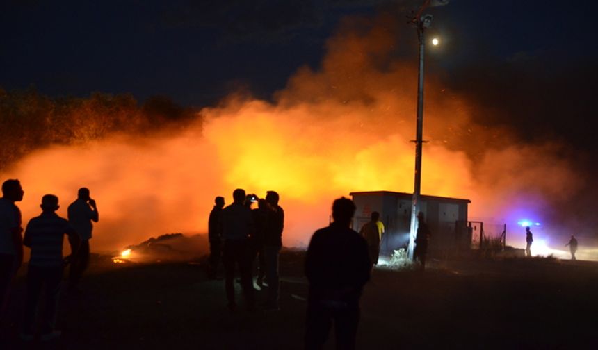 Kahramankazan’da Alevler Eski Çöp Sahasını Sardı
