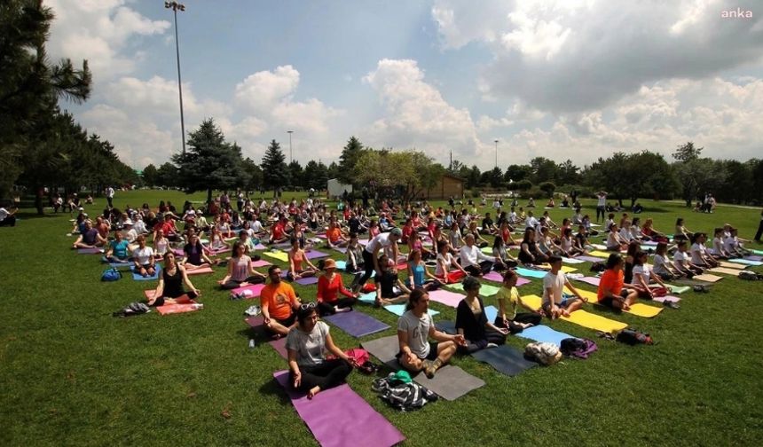 Çankaya’da Parklar Akşam Sporu ile Canlanıyor