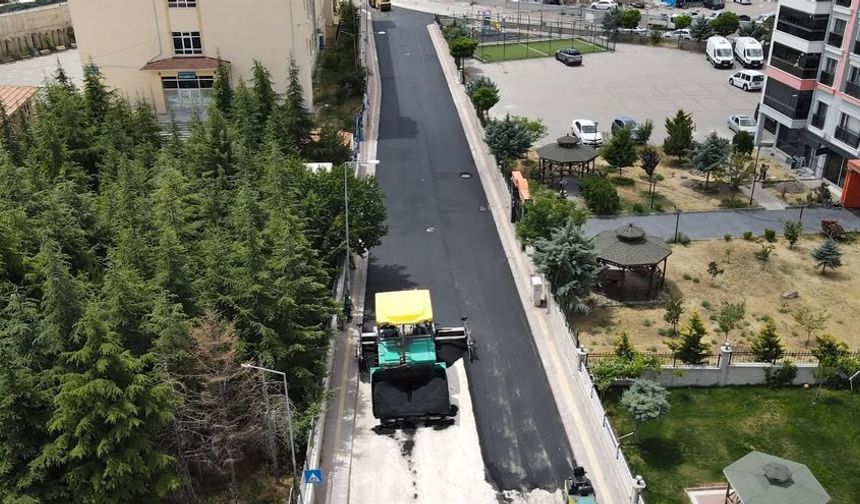 Pursaklar’da Alt Yapı Sonrası Yol Yenileme Çalışmaları