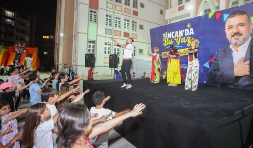 Sincan’da Mahalle Şenlikleri Başladı: Çocuklar Şenliğe Doydu