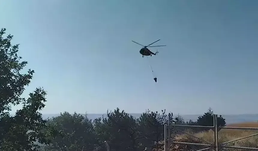 Bala’da Korkutan Yangın! Alevler Ormana Sıçradı