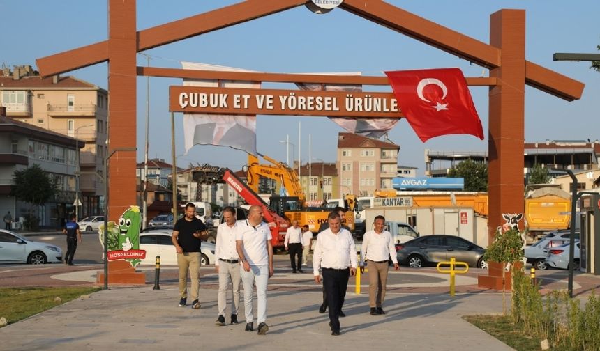 Çubuk’ta Yöresel Ürün Atağı: Baki Demirbaş Pazarı Yerinde İnceledi