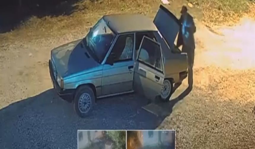 Polatlı’da Kablo Hırsızlığı Anbean Görüntülendi