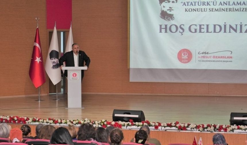 Keçiören’de KEÇMEK Kursiyerlerine ‘Atatürk’ü Anlamak’ Semineri