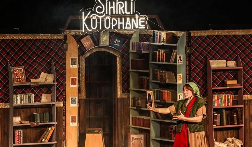 Yenimahalle’de Çocuk Tiyatro Festivali: ‘Sihirli Kütüphane’ Sahnelendi