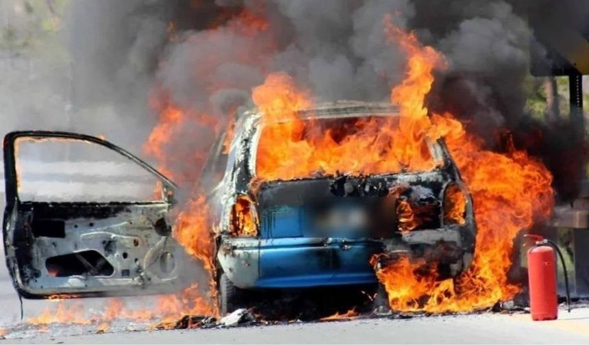 Çamlıdere’de Kundaklama: Muhtar ve Oğlunun 4 Aracı Yakıldı