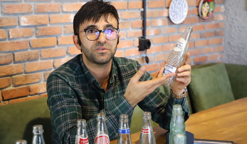 Gölbaşı’nda Gazoz Nostaljisi: 2 Bin Şişelik Koleksiyon Kafede Sergileniyor