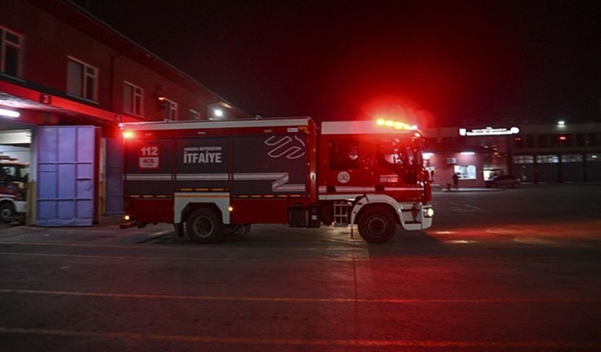 Ankara Çubuk’ta Ev Yangını: İtfaiyeden Hızlı Müdahale