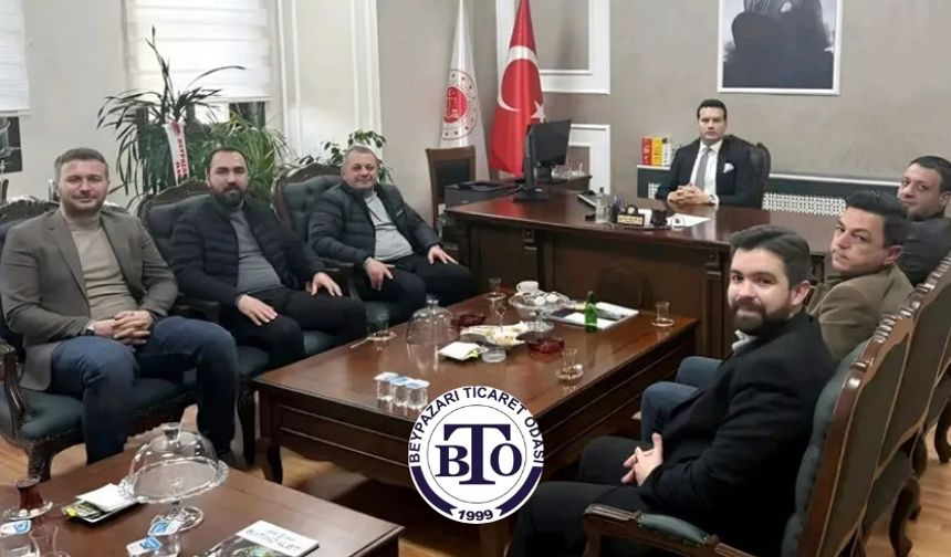 Beypazarı Ticaret Odası’ndan Başsavcı Özen’e Hayırlı Olsun Ziyareti