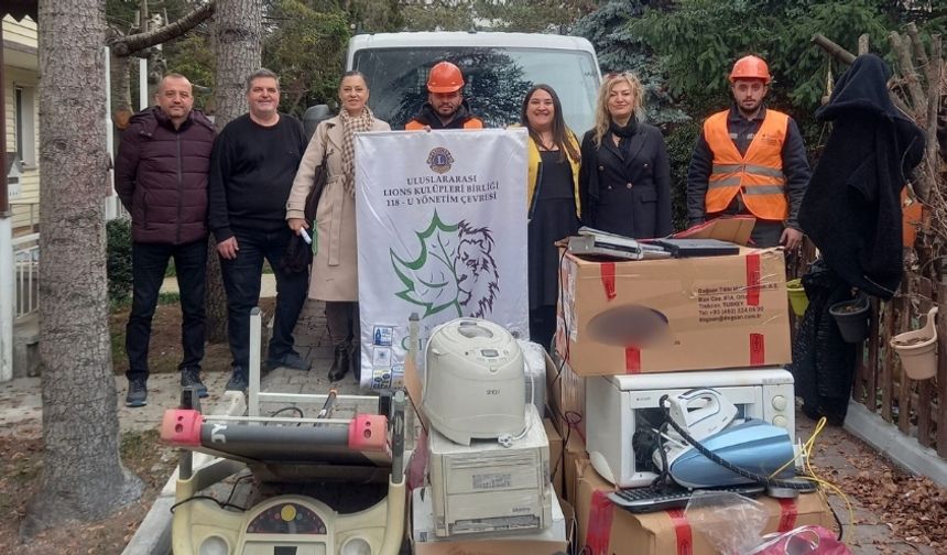 Çankaya’da Elektronik Atıklar Geri Dönüşümle Hayat Buluyor