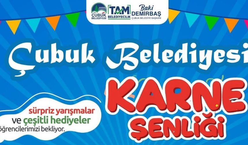 Çubuk’tan Çocuklara Karne Hediyesi: 5 Gün Boyunca Şenlik Düzenlenecek