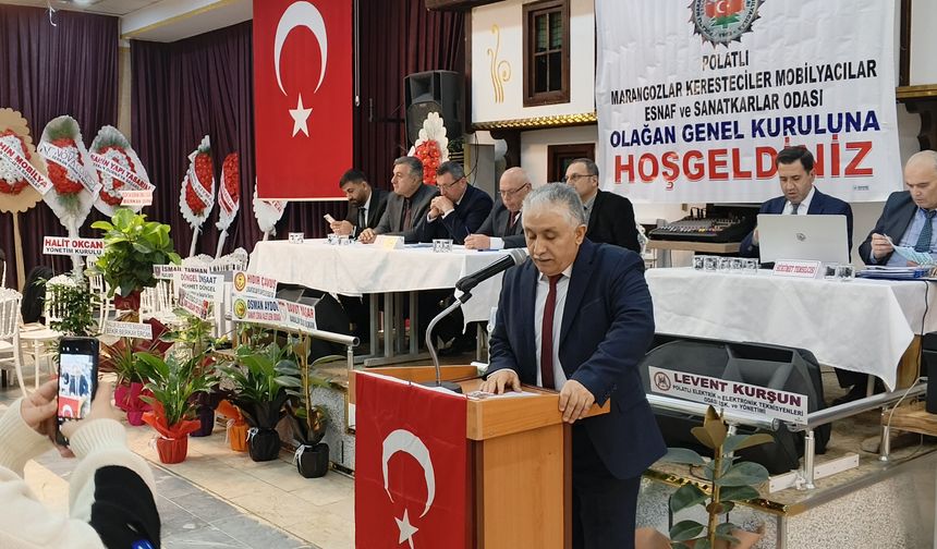 Polatlı Marangozlar Odası’nda Güven Tazelendi: Haluk Bilici Yeniden Başkan