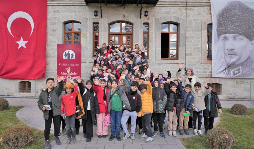Atatürk Ankara Milli Mücadele Müzesi Pursaklı Öğrencileri Ağırladı
