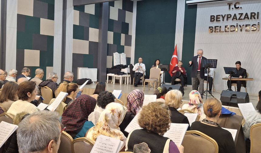Beypazarı’nda Türk Sanat Müziği Korosu Kayıtları Başladı