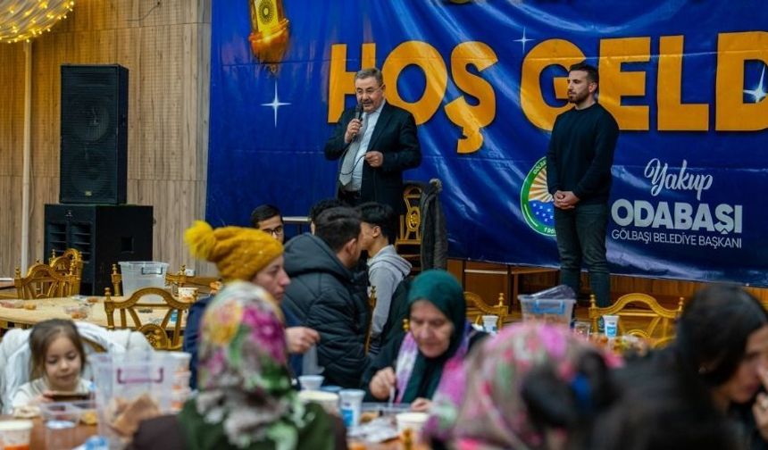 Gölbaşı'nda İlk İftar: Yakup Odabaşı Vatandaşlarla İftar Yaptı