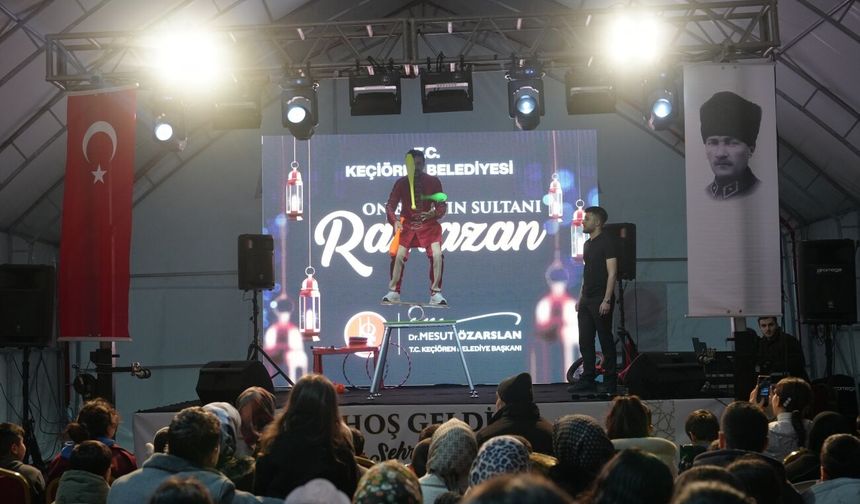 Keçiören Meydanlarında Ramazan Coşkusu