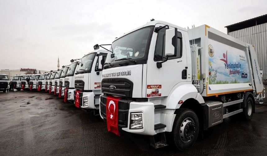 Yenimahalle Belediyesi’nin Araç Filosuna 22 Yeni Araç Eklendi