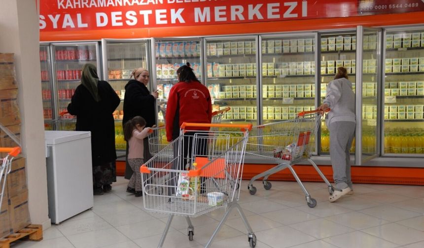 Kahramankazan’da Sosyal Market Kapılarını İhtiyaç Sahipleri için Açtı