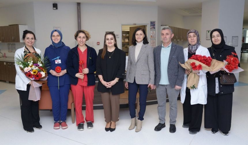 Kahramankazan’da Sağlık Çalışanlarına Anlamlı Ziyaret