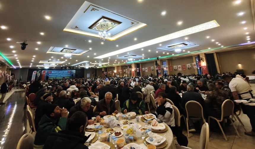 Kızılcahamam’da MHP’den İftar Programı ve Dayanışma Mesajı