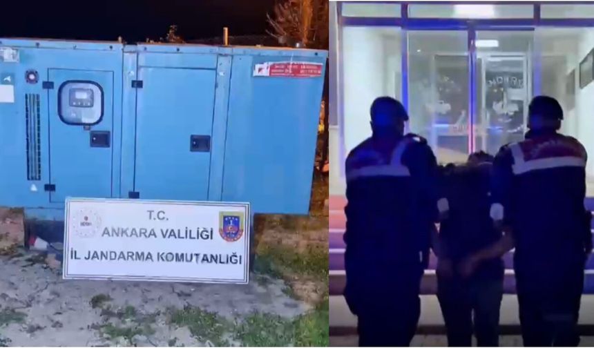 Nallıhan’da Jeneratör Hırsızlığı: Şüpheli Yakalandı
