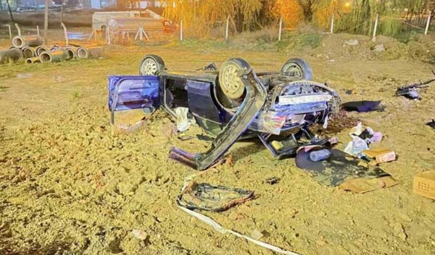 Yenimahalle'de Kontrolden Çıkan Otomobil Takla Attı: 1 Ölü
