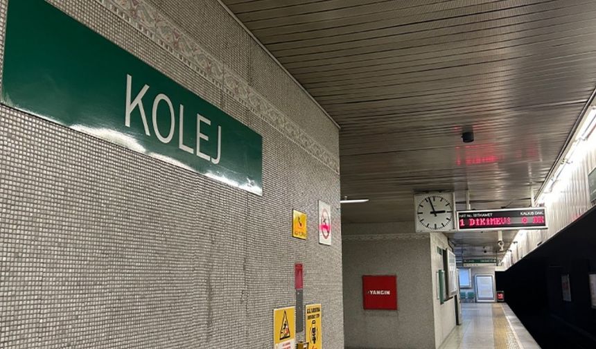 ANKARAY Kolej İstasyonu Geçici Olarak Kapatıldı