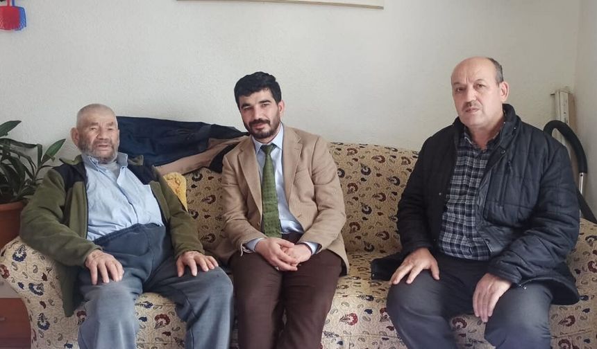 Nallıhan Müftüsü Aydın’dan Yaşlı ve Hastalara Destek Ziyareti