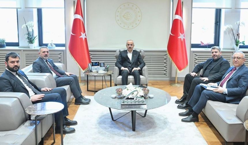 Başkan Murat Ercan, Bakan Abdulkadir Uraloğlu’nu Ziyaret Etti